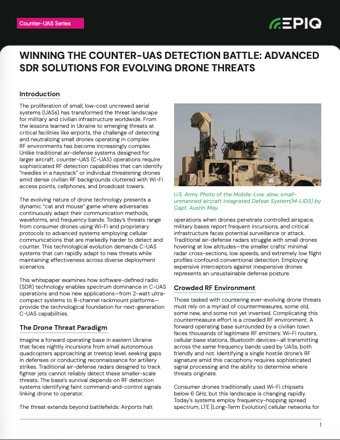 WINNING THE COUNTER-UAS